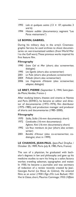 Encyclopedia of French Film Directors