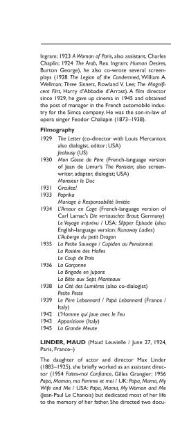 Encyclopedia of French Film Directors