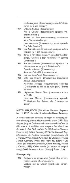 Encyclopedia of French Film Directors