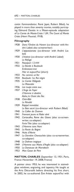 Encyclopedia of French Film Directors