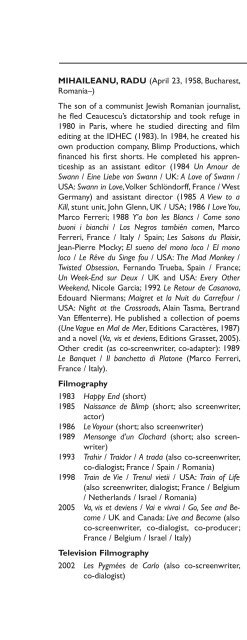 Encyclopedia of French Film Directors