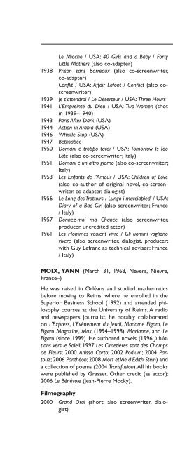 Encyclopedia of French Film Directors