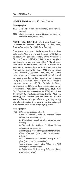 Encyclopedia of French Film Directors