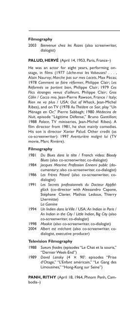 Encyclopedia of French Film Directors