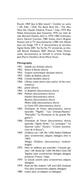 Encyclopedia of French Film Directors