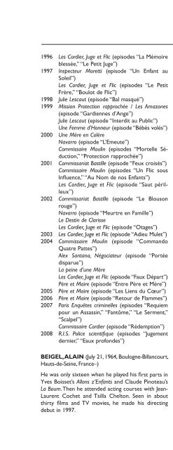 Encyclopedia of French Film Directors