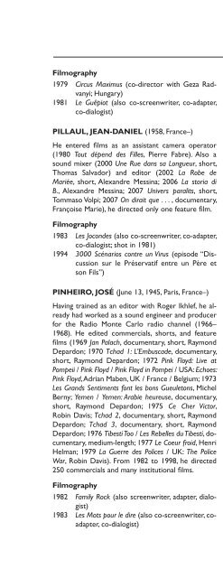 Encyclopedia of French Film Directors