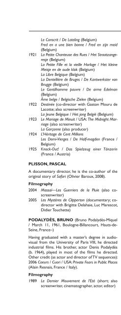 Encyclopedia of French Film Directors