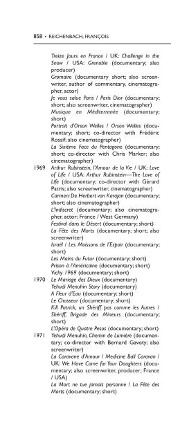 Encyclopedia of French Film Directors