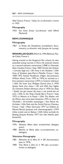 Encyclopedia of French Film Directors