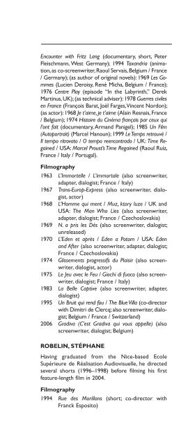 Encyclopedia of French Film Directors