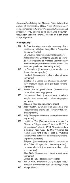 Encyclopedia of French Film Directors