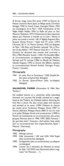 Encyclopedia of French Film Directors