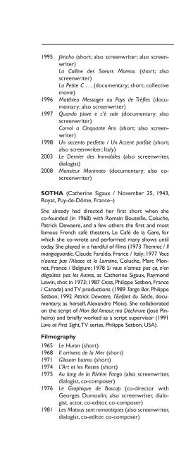 Encyclopedia of French Film Directors