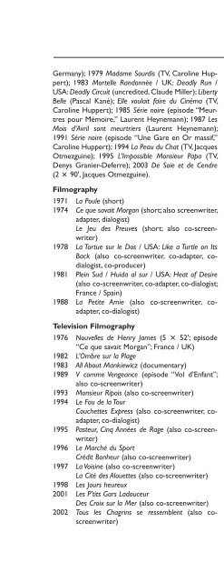 Encyclopedia of French Film Directors