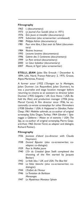 Encyclopedia of French Film Directors