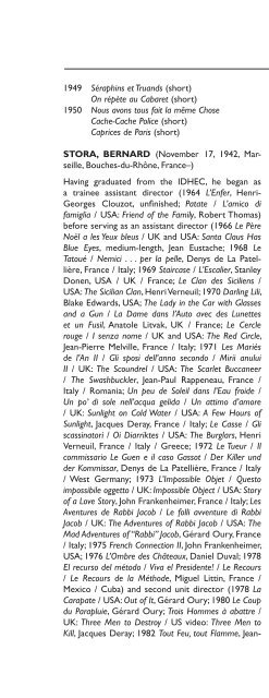 Encyclopedia of French Film Directors