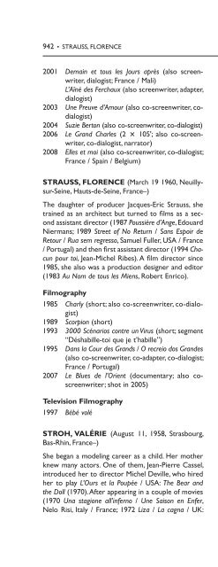 Encyclopedia of French Film Directors