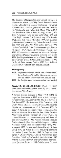 Encyclopedia of French Film Directors