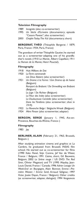 Encyclopedia of French Film Directors