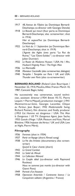 Encyclopedia of French Film Directors