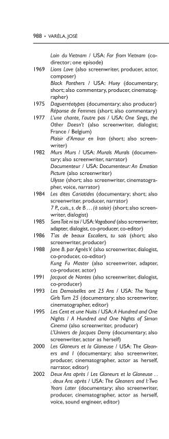 Encyclopedia of French Film Directors