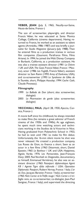 Encyclopedia of French Film Directors