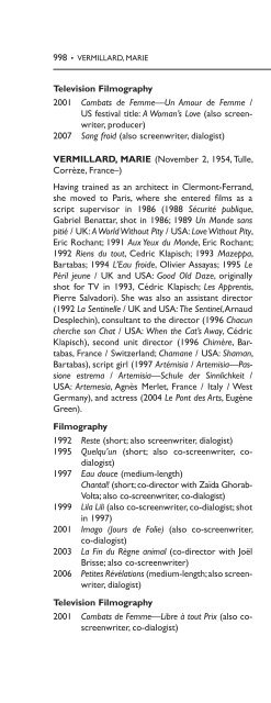 Encyclopedia of French Film Directors