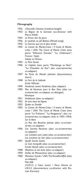 Encyclopedia of French Film Directors