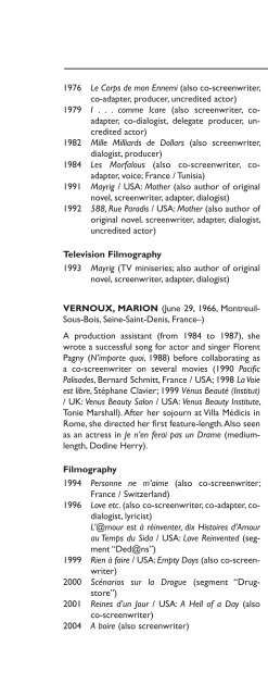 Encyclopedia of French Film Directors