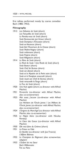 Encyclopedia of French Film Directors