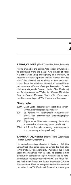 Encyclopedia of French Film Directors