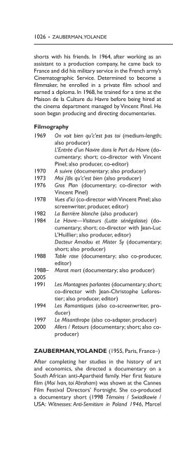 Encyclopedia of French Film Directors