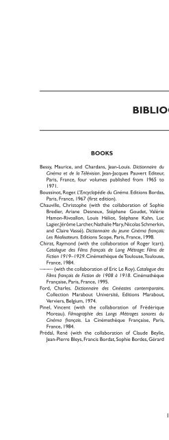 Encyclopedia of French Film Directors