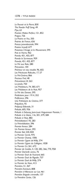 Encyclopedia of French Film Directors