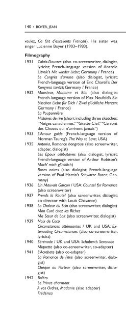 Encyclopedia of French Film Directors