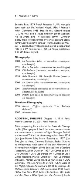 Encyclopedia of French Film Directors