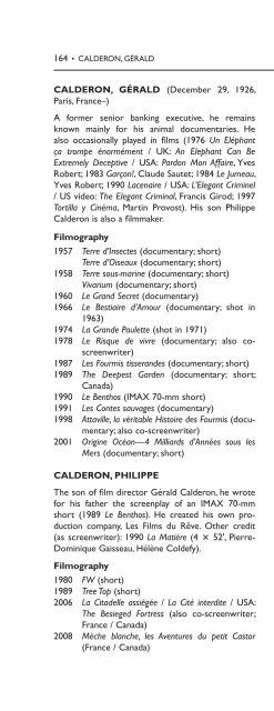 Encyclopedia of French Film Directors