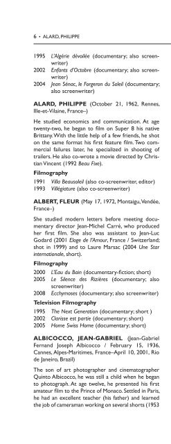 Encyclopedia of French Film Directors