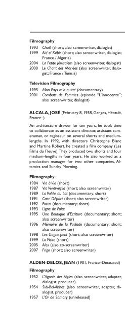 Encyclopedia of French Film Directors