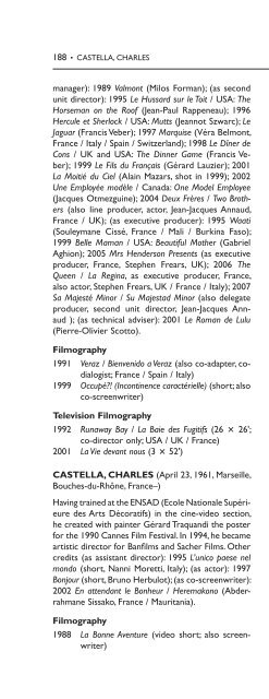 Encyclopedia of French Film Directors