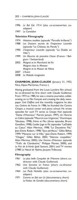 Encyclopedia of French Film Directors