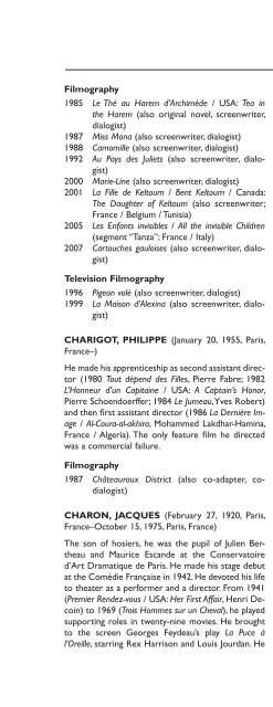 Encyclopedia of French Film Directors