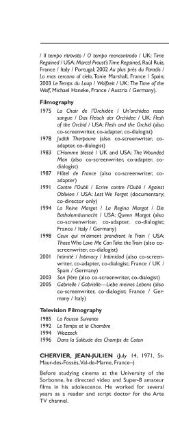 Encyclopedia of French Film Directors