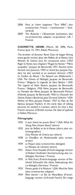 Encyclopedia of French Film Directors