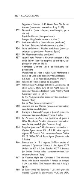 Encyclopedia of French Film Directors