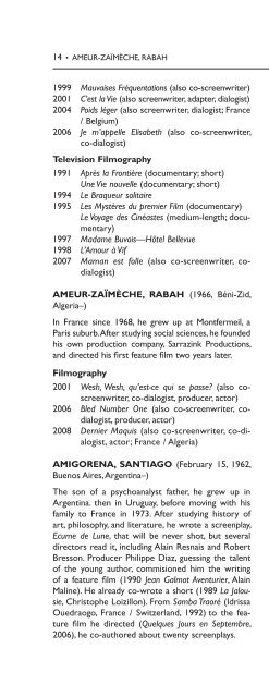 Encyclopedia of French Film Directors