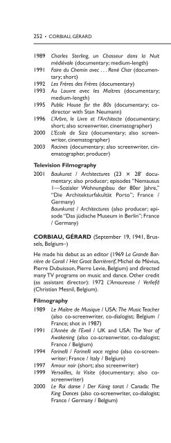 Encyclopedia of French Film Directors