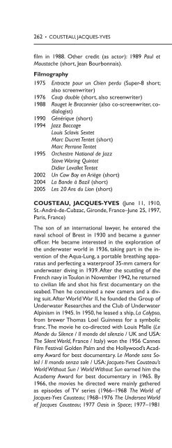 Encyclopedia of French Film Directors