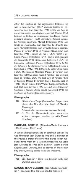 Encyclopedia of French Film Directors